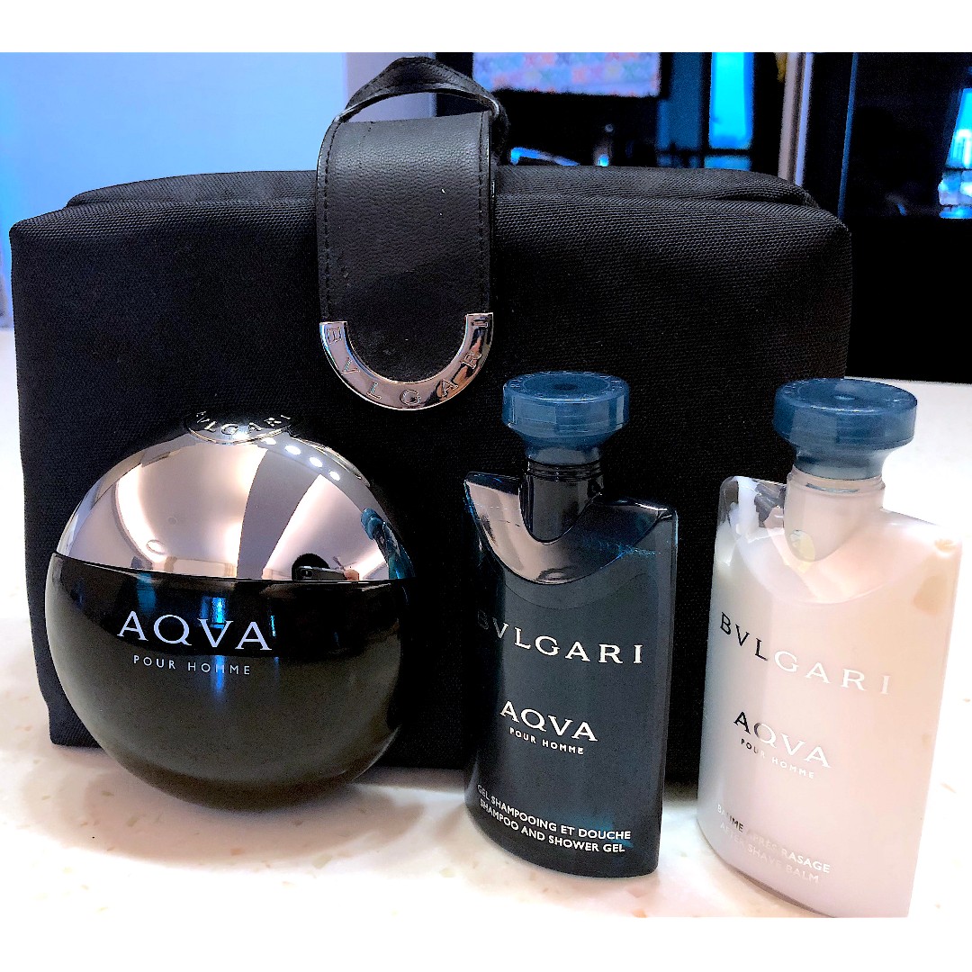 Bvlgari Aqva Pour Homme Coffret Eau Toilette 100 ml + Baume 100 ml + Trousse  de Toilette België