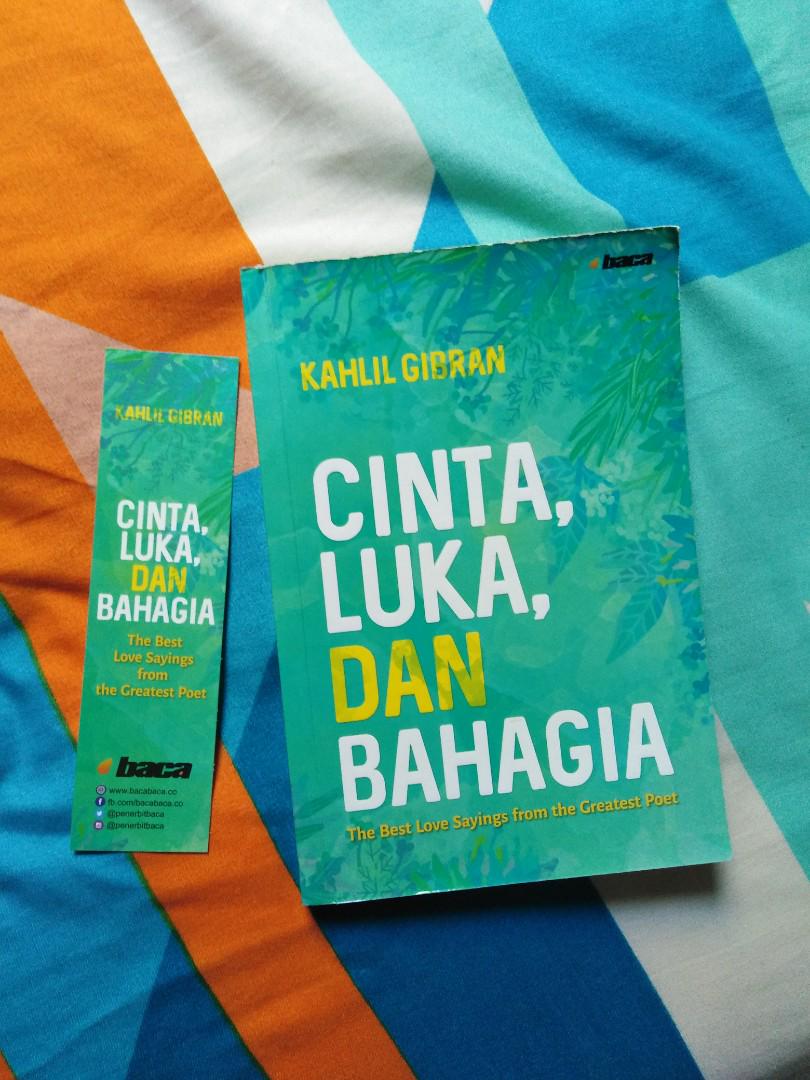 Cinta Luka Dan Bahagia Kumpulan Puisi Kahlil Gibran Buku Alat Tulis Buku Di Carousell