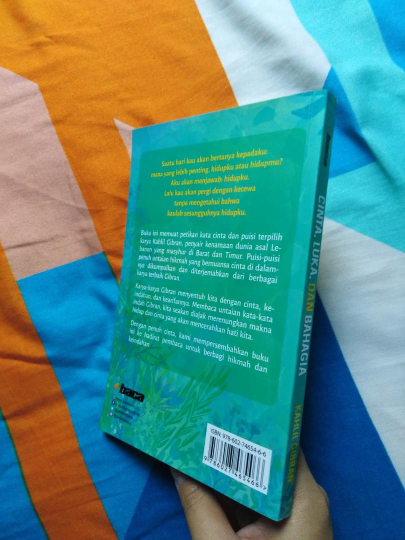 Cinta, Luka, dan Bahagia Kumpulan Puisi Kahlil Gibran ...
