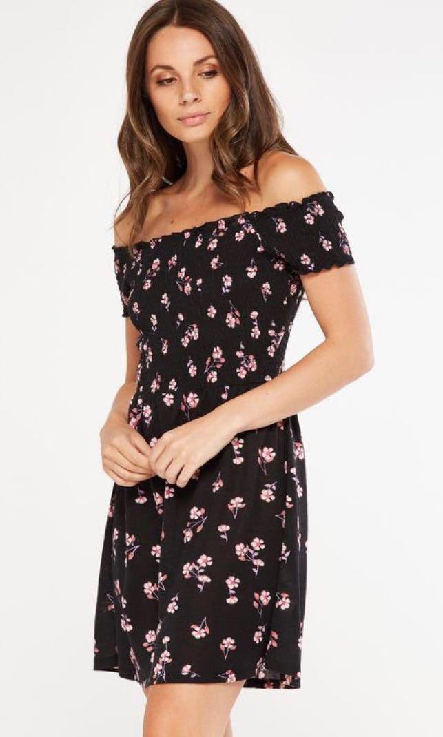 cotton on off shoulder dress