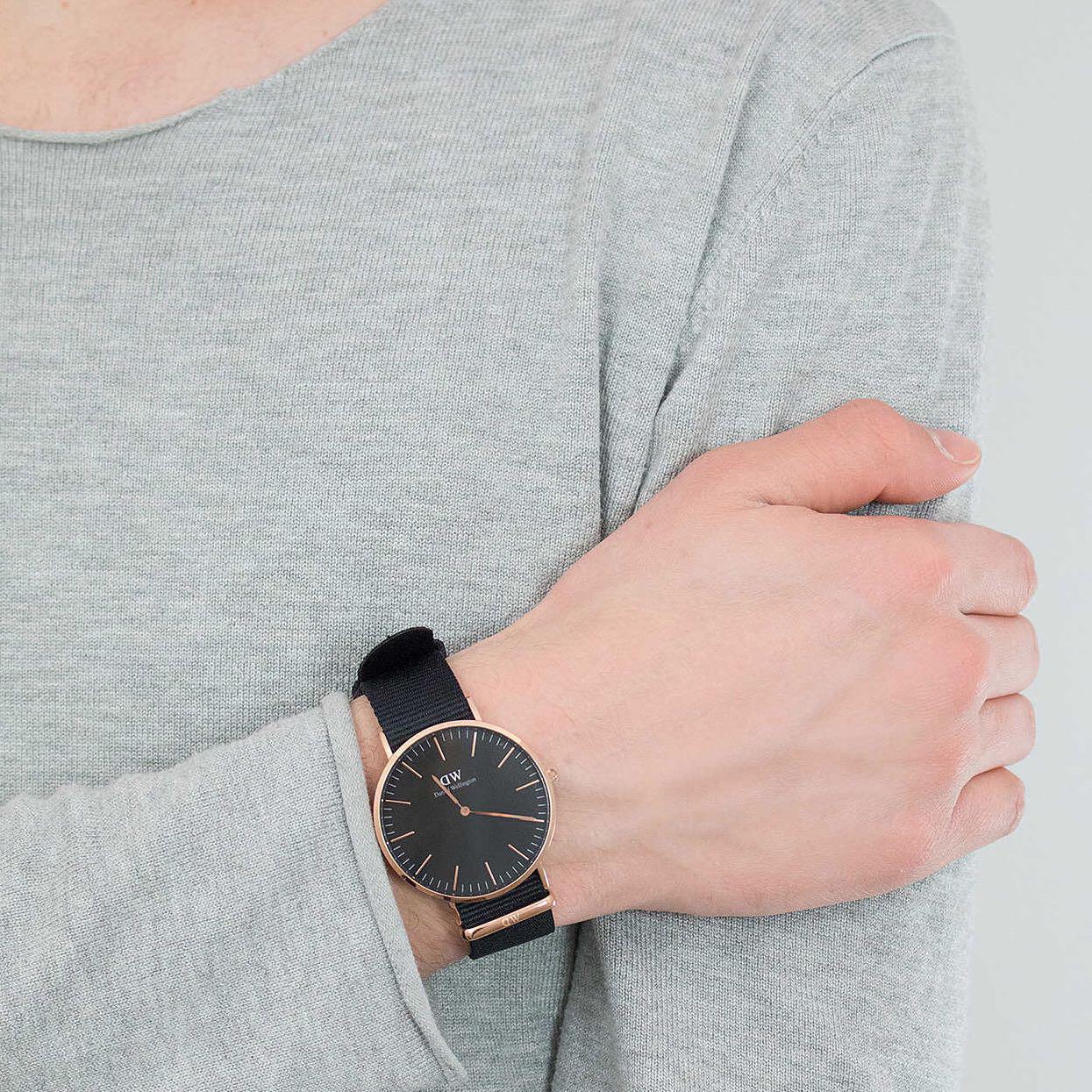 Dw Cornwall Classic Black Daniel Wellington Watches Are Perfect For Any Event And Img Daisy