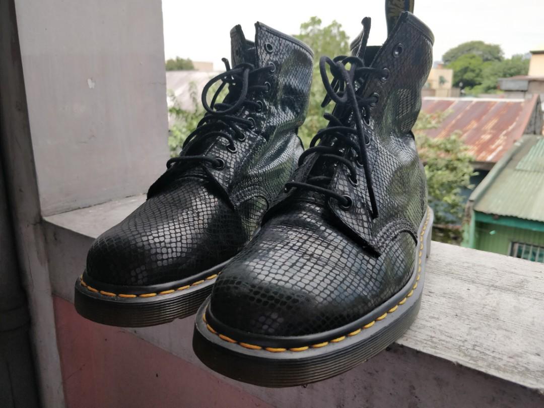 snakeskin dr martens