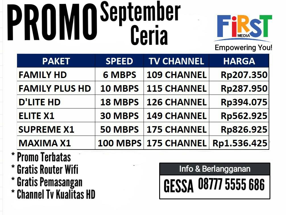 First Media Wifi Pasang Gratis Jasa Lainnya Di Carousell Lebih mudah dengan aplikasi my firstmedia. first media wifi pasang gratis