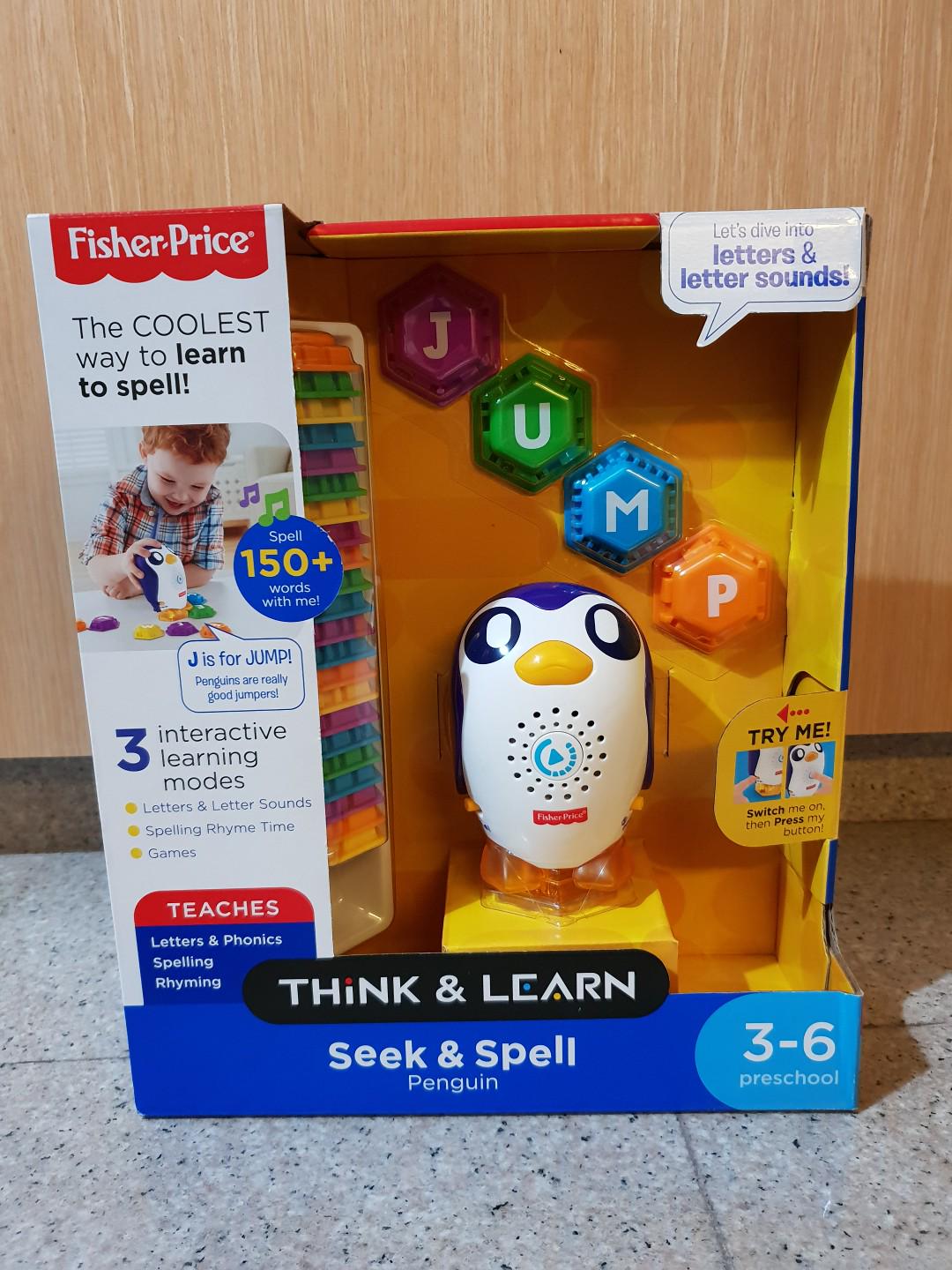 fisher price seek and spell penguin