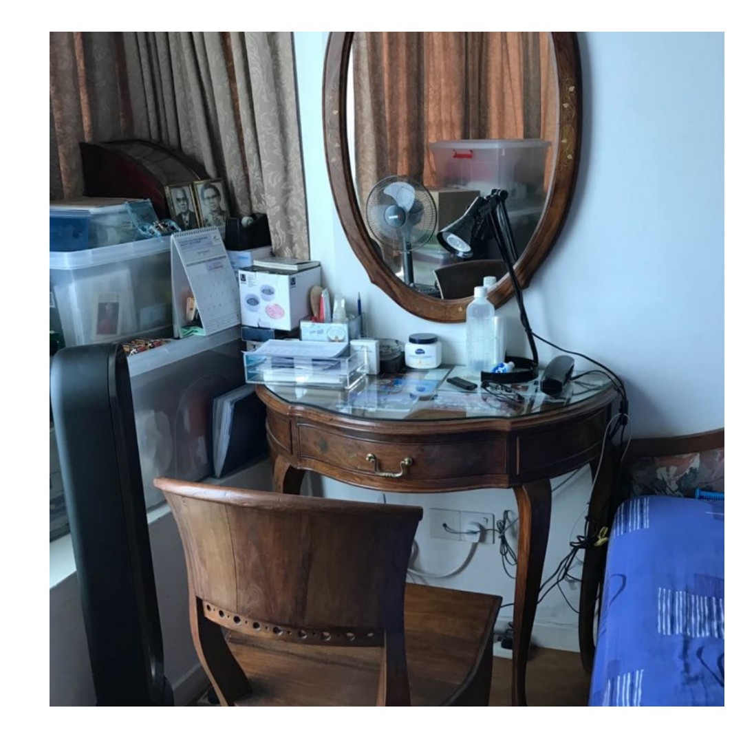 Half Moon dressing table Furniture Home Living Furniture