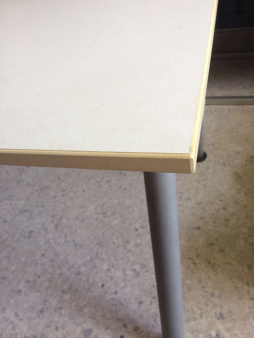 IKEA THYGE Table with HeightAdjustable Legs, Furniture & Home Living