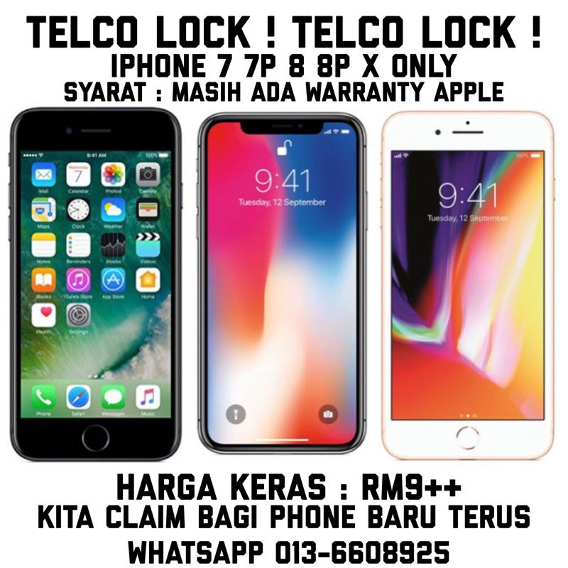 Iphone Telco Lock Mobile Phones Tablets Iphone Iphone X Series On Carousell