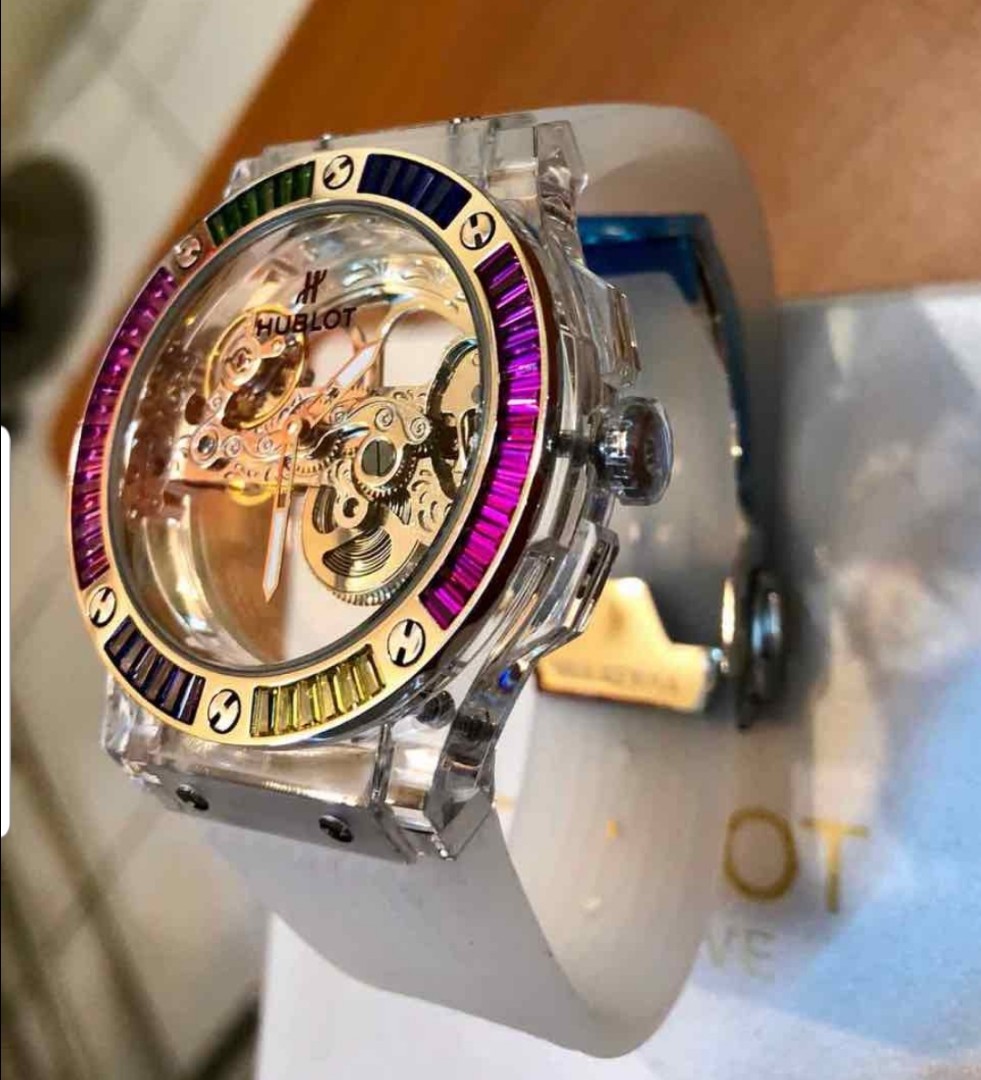Jam tangan hublot automatic cheap