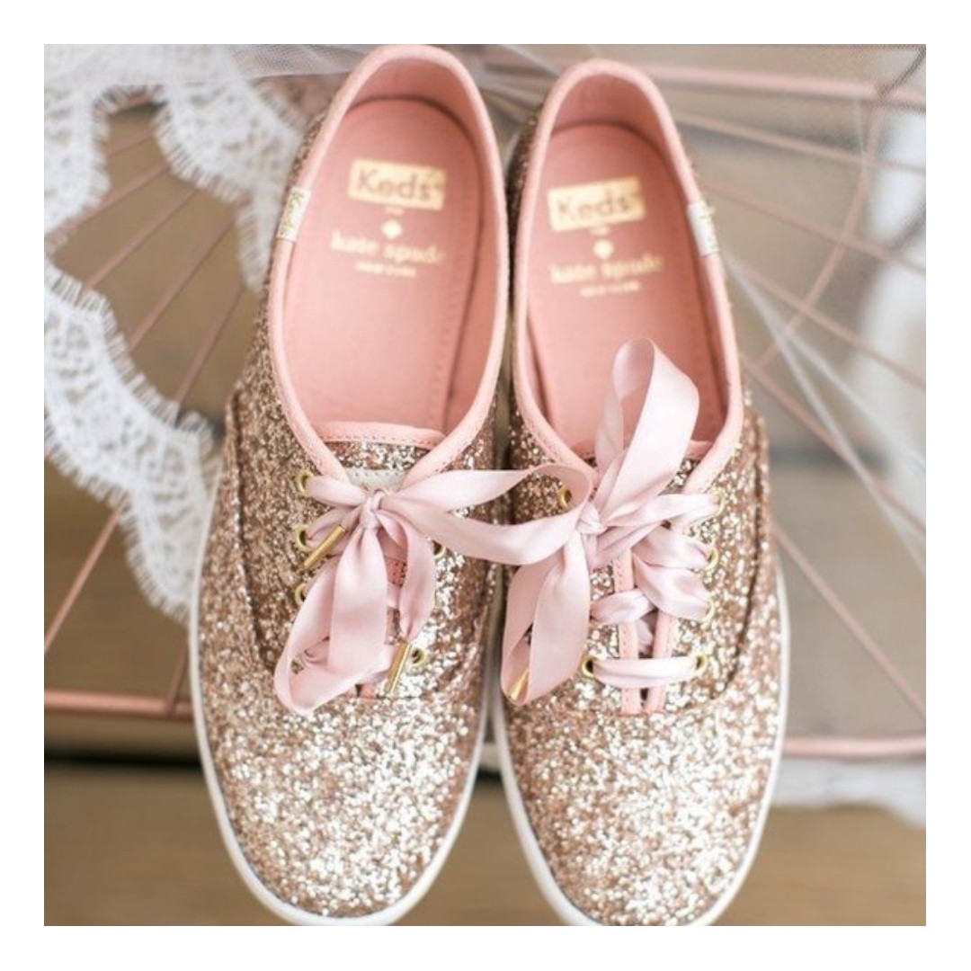 KEDS X KATE SPADE NEW YORK CHAMPION GLITTER BRAND NEW, Women's Fashion,  Footwear, Sneakers on Carousell