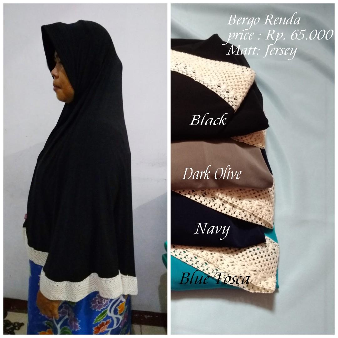 Kerudung Bergo Renda Antem Anti Tembem Olshop Fashion Olshop Muslim Di Carousell Bergo syrian renda lukis (kode : kerudung bergo renda antem anti tembem