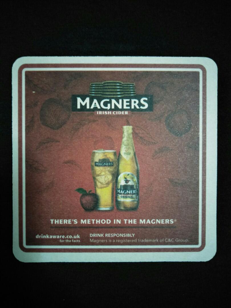 Magners Irish Cider Beer Mat Coaster Food Drinks Beverages