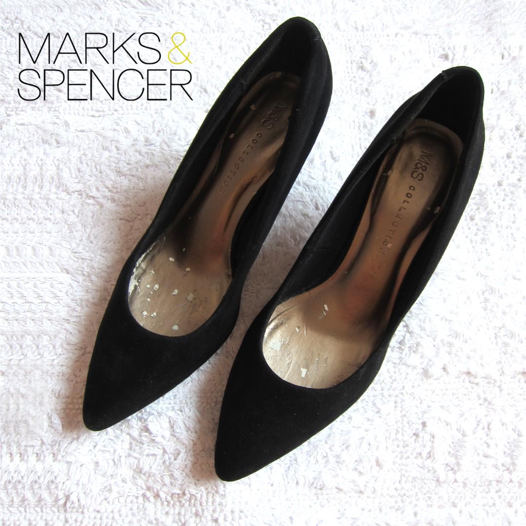 marks and spencer black heels