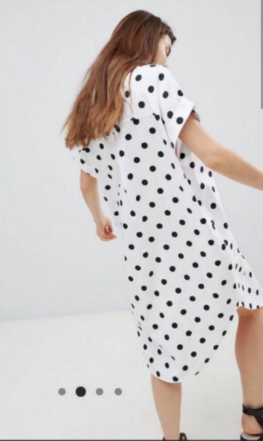 Monki polka dot dress outlet