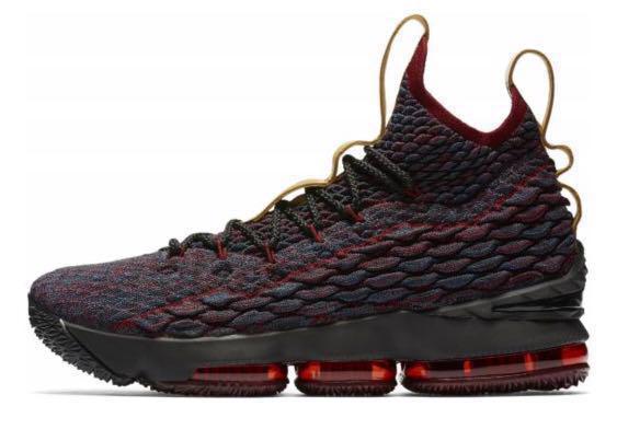 NEW Nike LeBron 15 Grey Red Men s Fashion Footwear Sneakers on