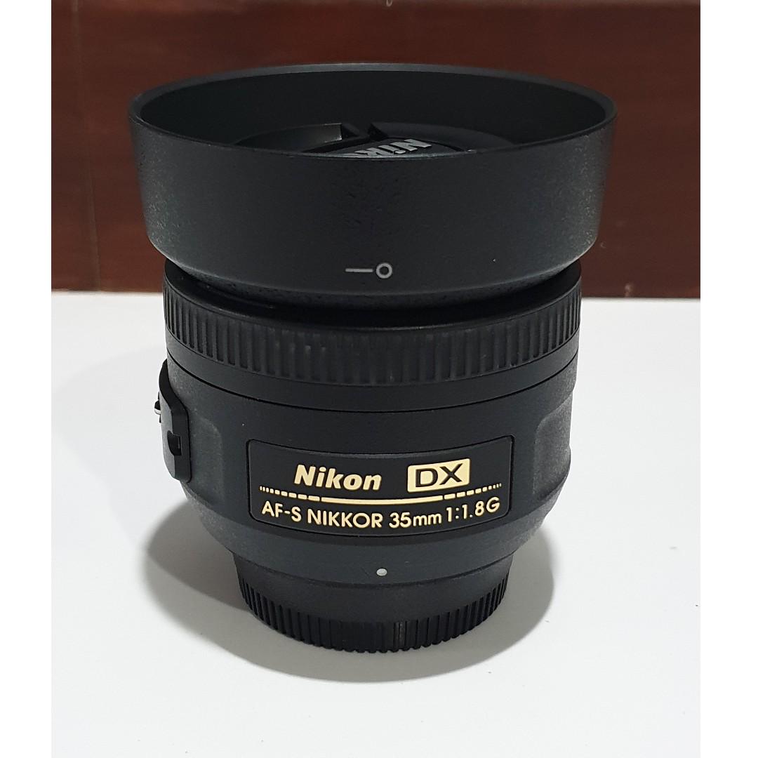 Nikon Af S Dx Nikkor 35mm F 1 8g Lens Photography Lenses On Carousell