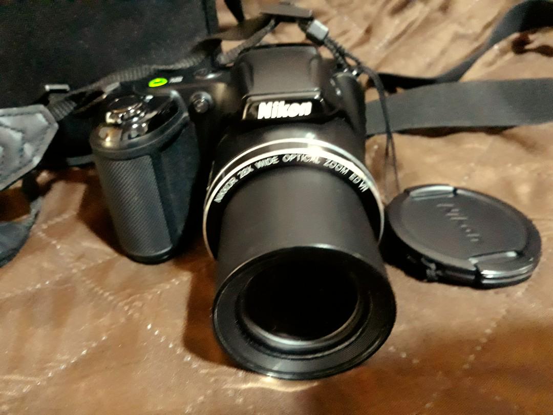 NIKON COOLPIX L340 With Battery, Charger, Memory Card and Bag