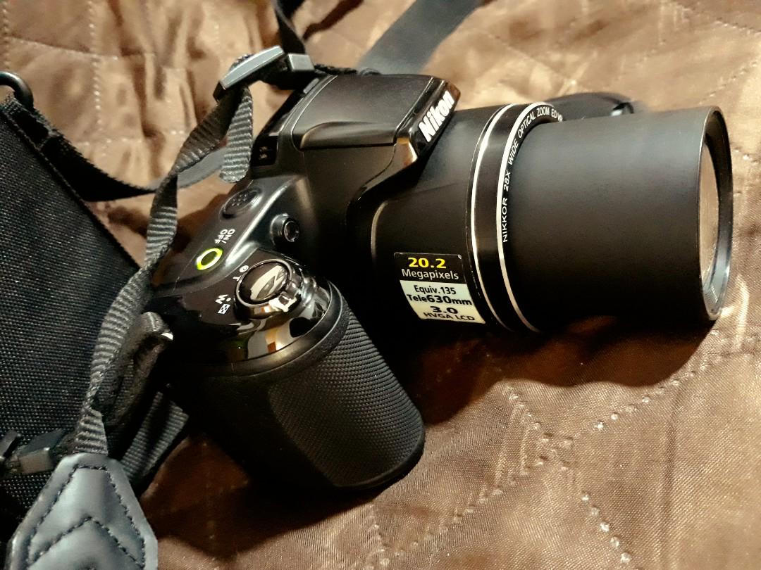 NIKON COOLPIX L340 With Battery, Charger, Memory Card and Bag