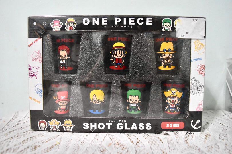 One Piece Shot Glass Set Tv Home Appliances Tv Entertainment Tv Parts Accessories On Carousell