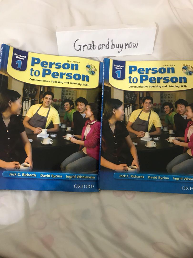 person to person student book 1 communicative speaking and listening skills  third edition Oxford