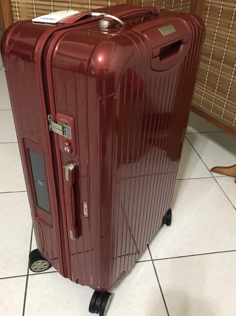 【Rimowa】Salsa Deluxe 29吋中型行李箱(紅色) 德國原廠公司貨★全球五年保固, 書籍、休閒與玩具, 旅遊相關用品, 行李箱