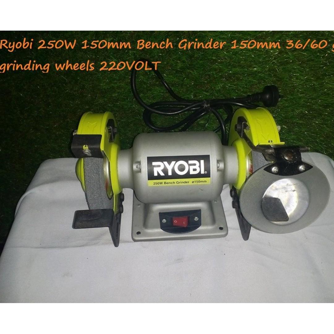 Ryobi 250w 150mm Bench Grinder Australia Made 220volt On Carousell