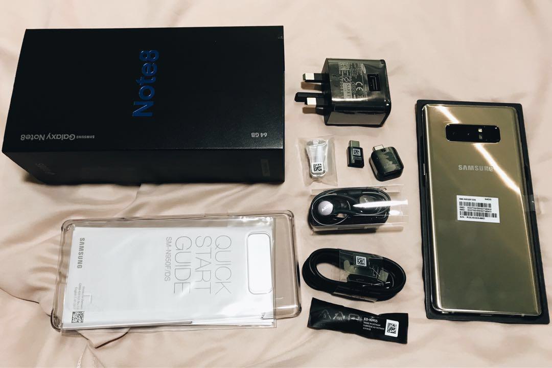 samsung galaxy note 8 maple gold 64gb