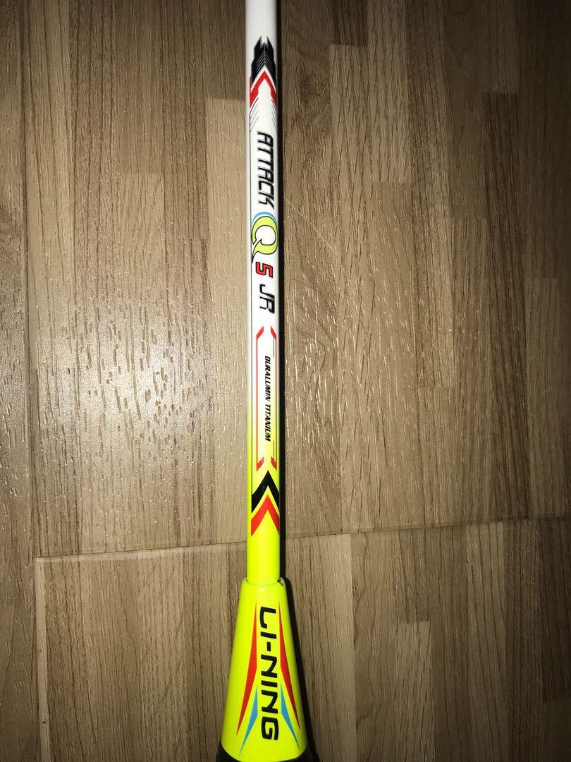 SET of LINING Badminton Racket + Shuttlecook (with cover bag), Sports ...