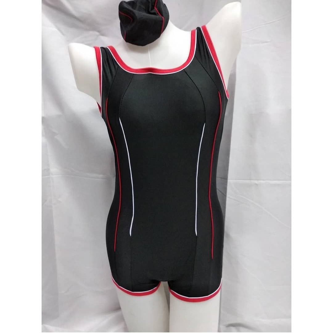 Sporty One - Piece (Category: Activewear) located in Manila. Submitted by plushandthreads (Listing ID 189409657, Image 2). Description: ️**On hand item, Ready to ship 😉 🔅Imported swimsuit ▪ removable pads 🔅sizes: ◾️Bust 32 - 34 a/b ◾️fit to S/M 🔅 High Quality Spandex Material 🍒 Limited Stock 🍒.