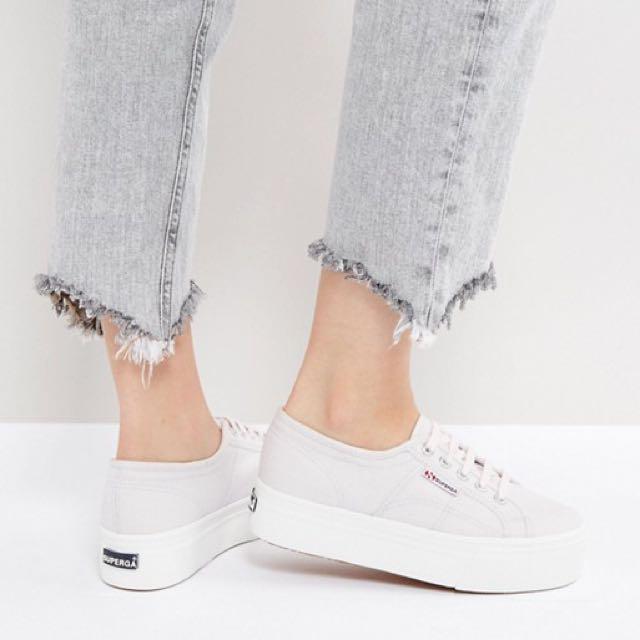 Superga flatform size 37, Women's 