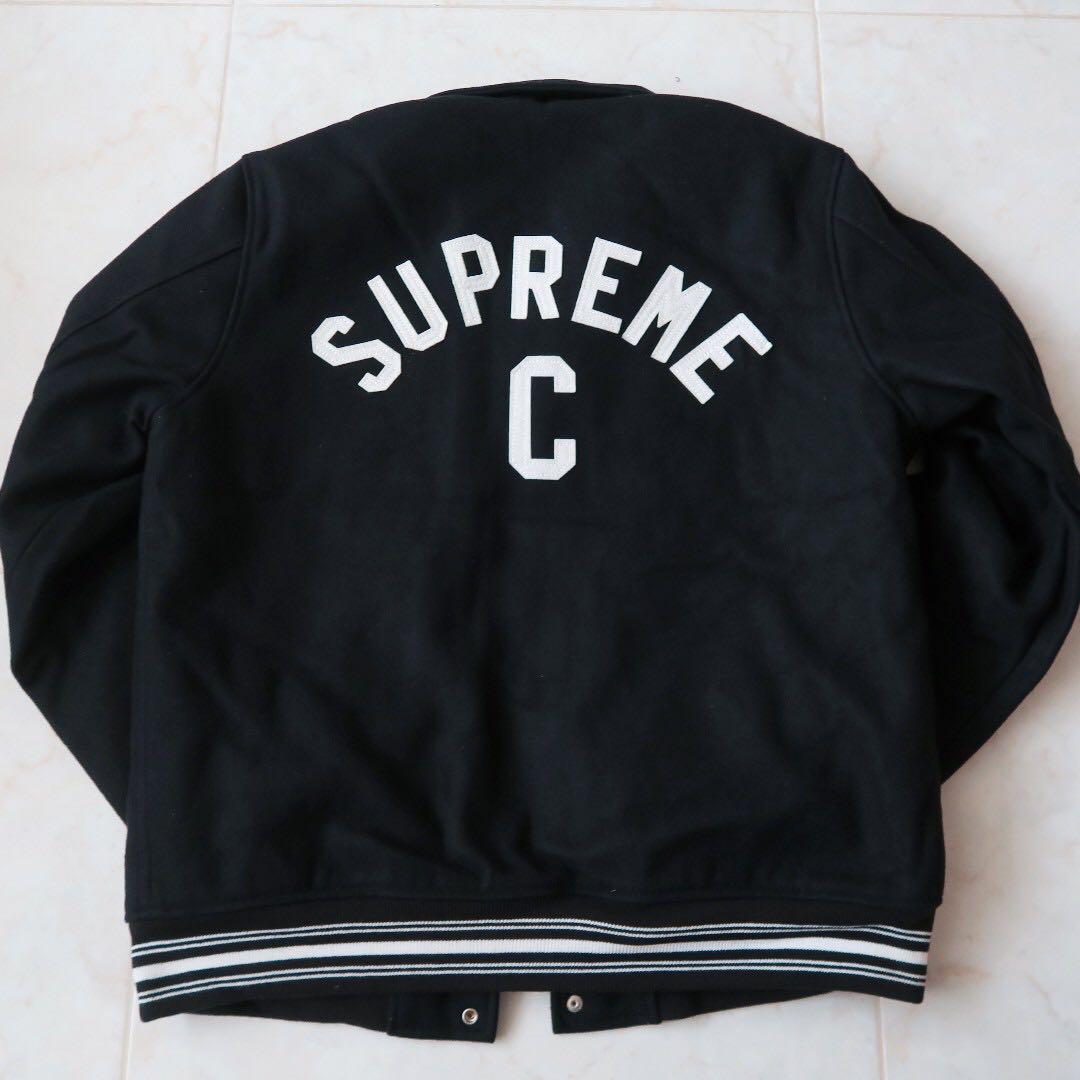 Supreme captain sale varsity jacket