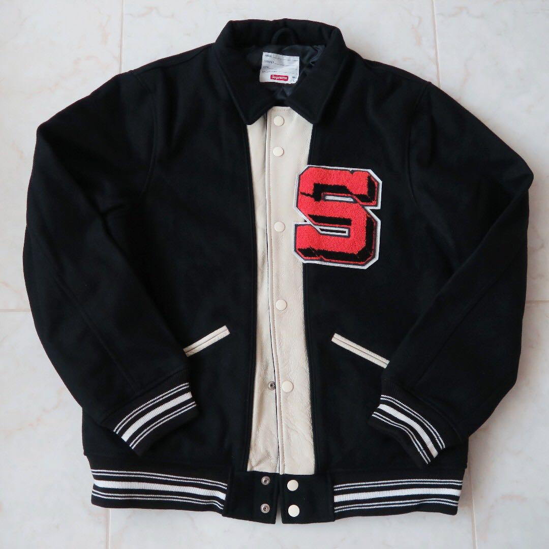 supreme captain varsity jacket