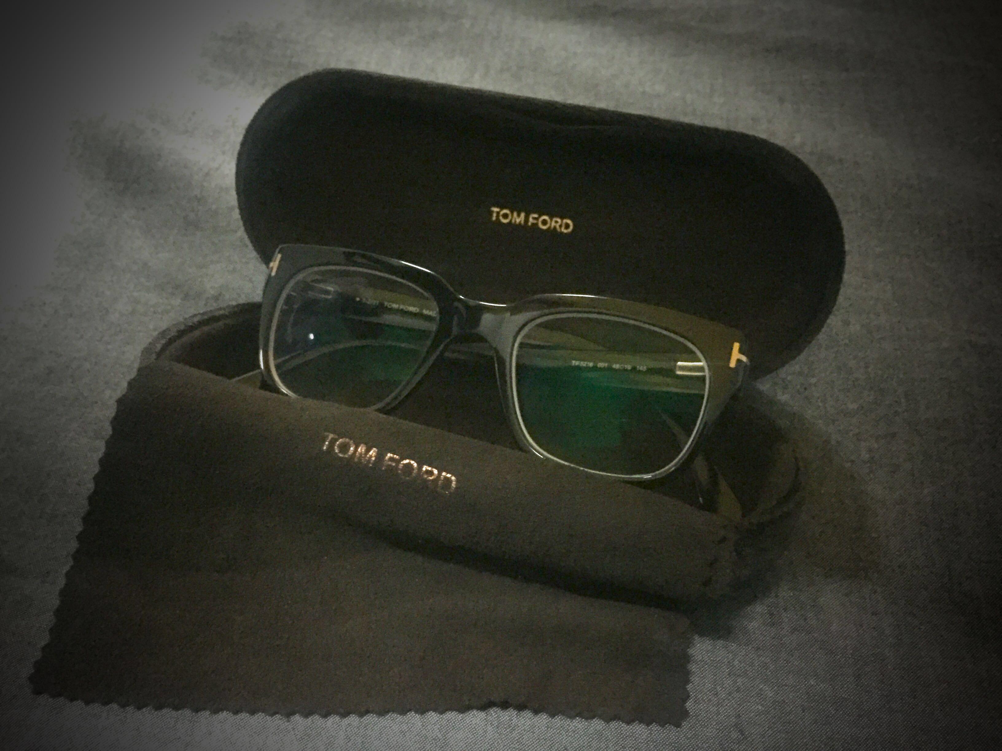 Tom Ford TF5216 001 Spectacles, Men's Fashion, Watches & Accessories,  Sunglasses & Eyewear on Carousell