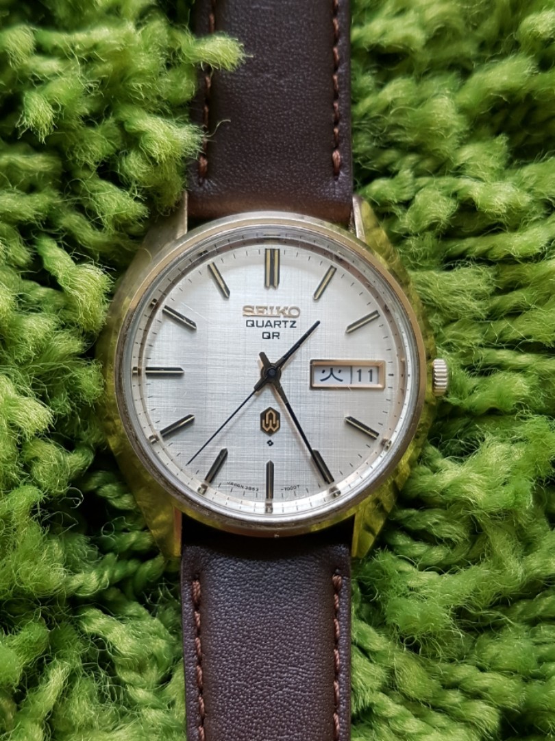 Vintage Seiko quartz QR kanji date JDM, Women's Fashion, Watches \u0026  Accessories, Watches on Carousell
