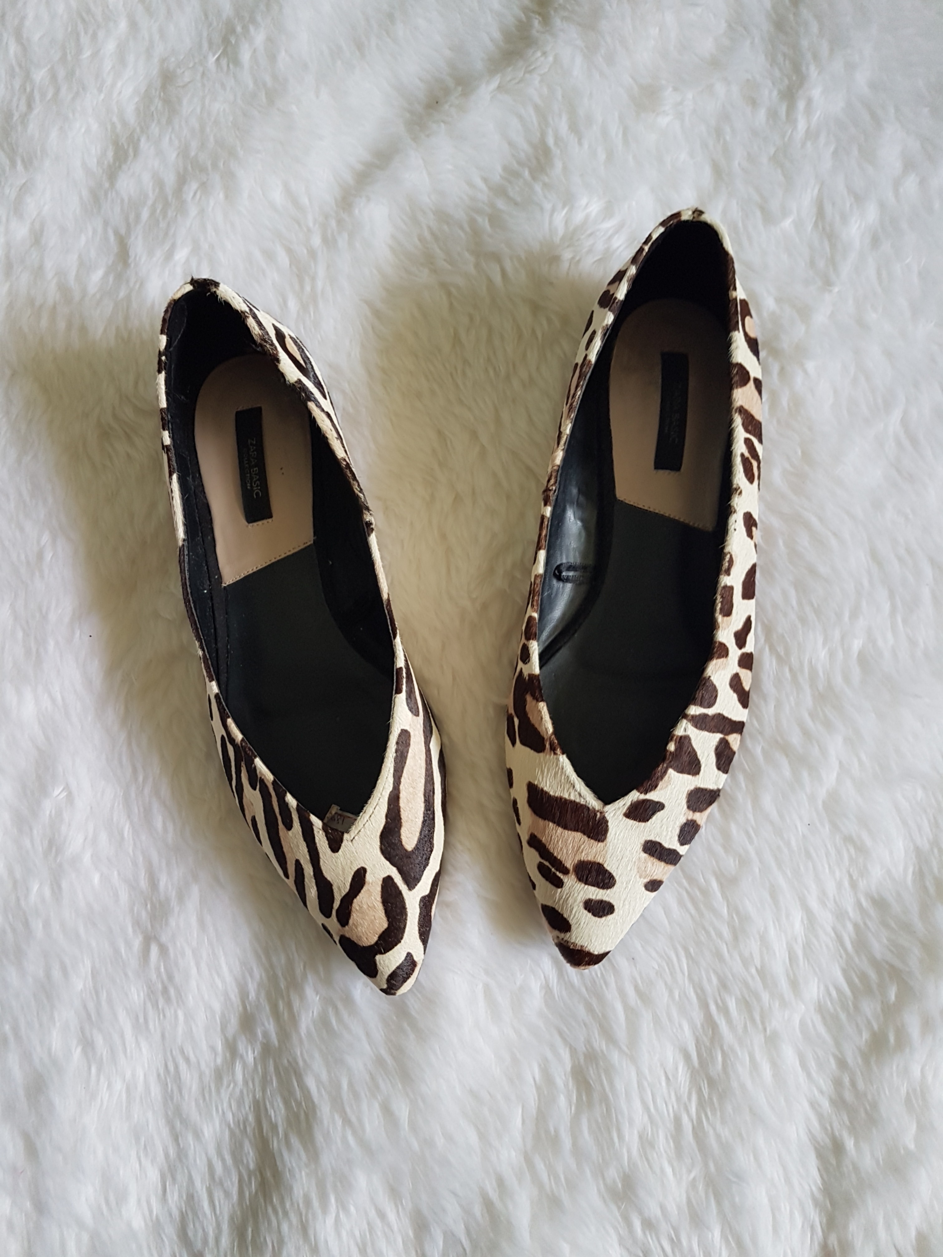 zara leopard print shoes