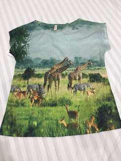 Kaos Print Katun / Cotton