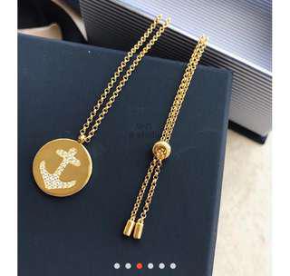 金色小圓牌項鏈