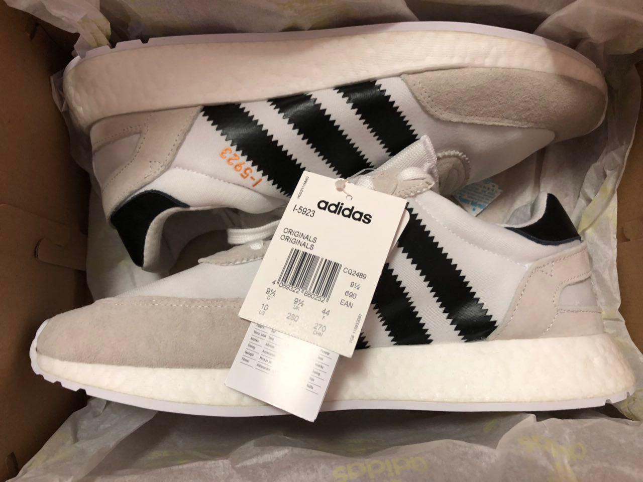 Adidas i-5923 trainers black white copper Clearance