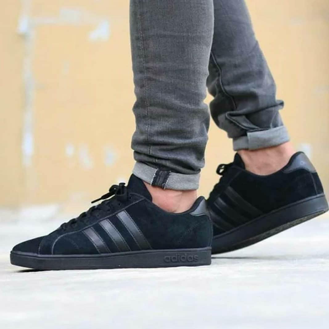 Adidas neo baseline Colour full black BNWB BRAND NEW WITHreplaced BOX