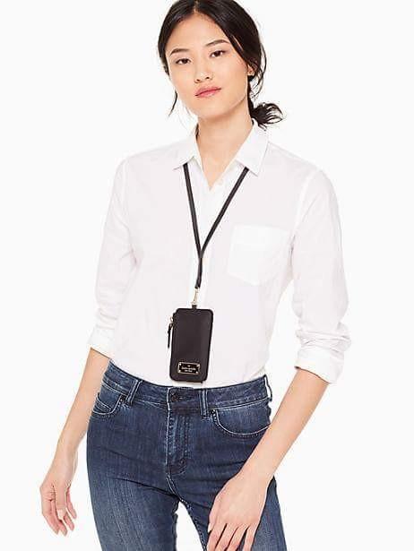 Authentic Kate spade ID holder lanyard