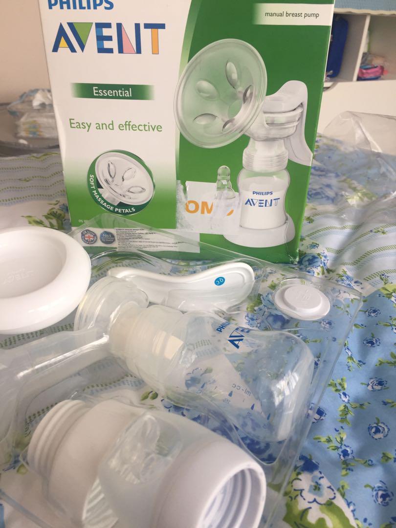 Avent Manual Breast Pump Babies Kids Nursing Feeding On