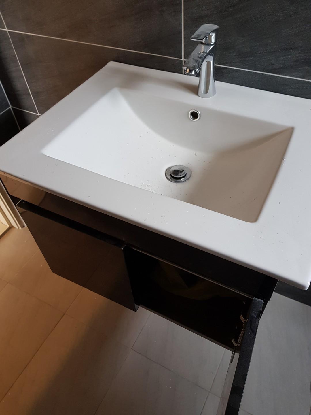 Bathroom Basin Cabinet Set Home Furniture Others On Carousell