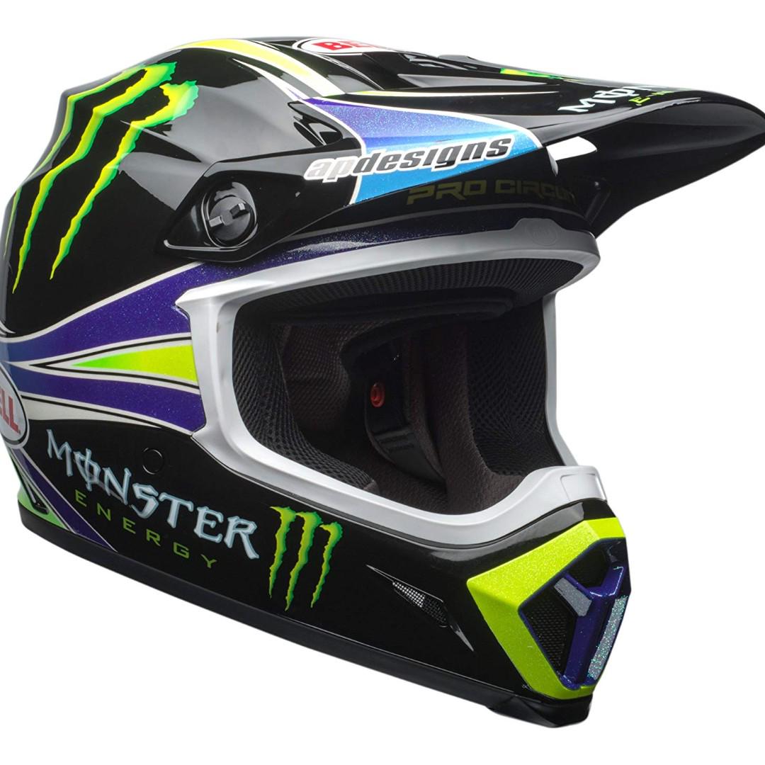 monster energy dirt bike helmet