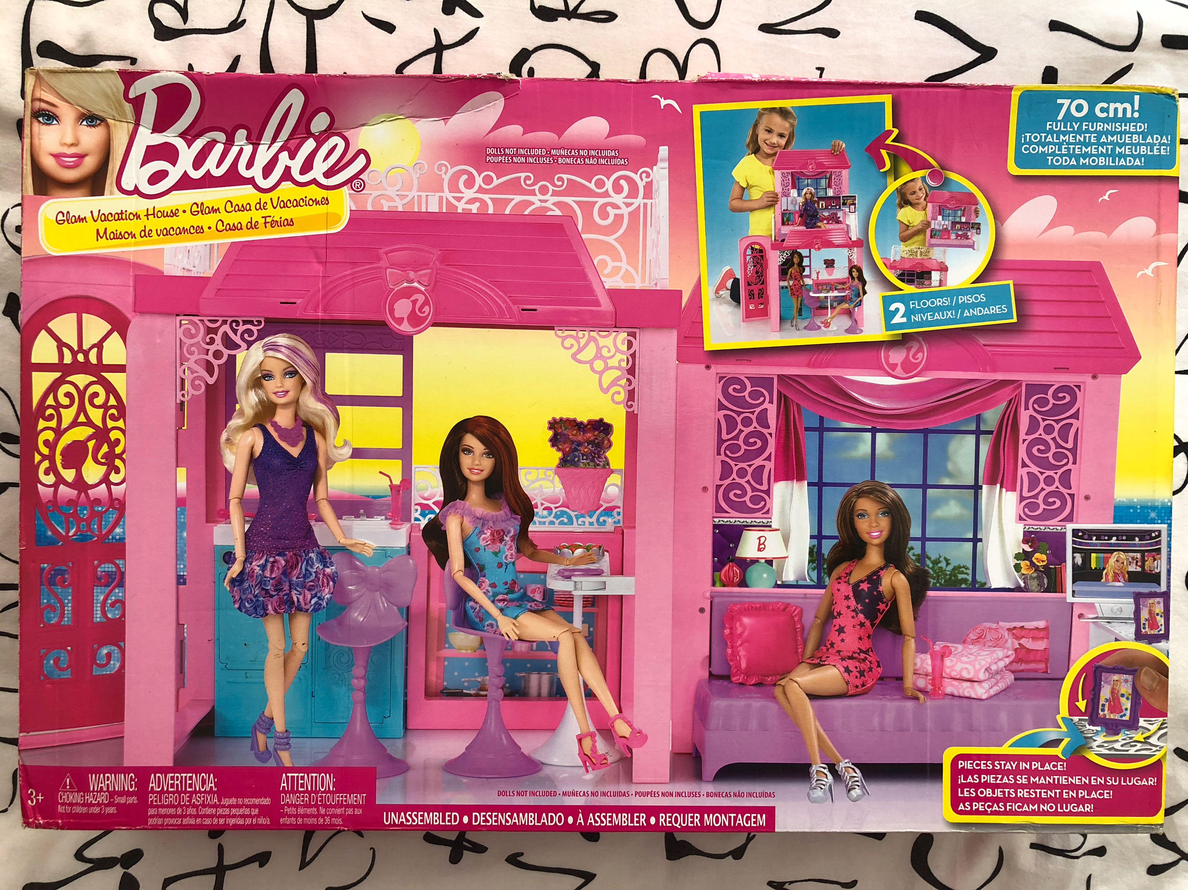 brand on barbie boxes
