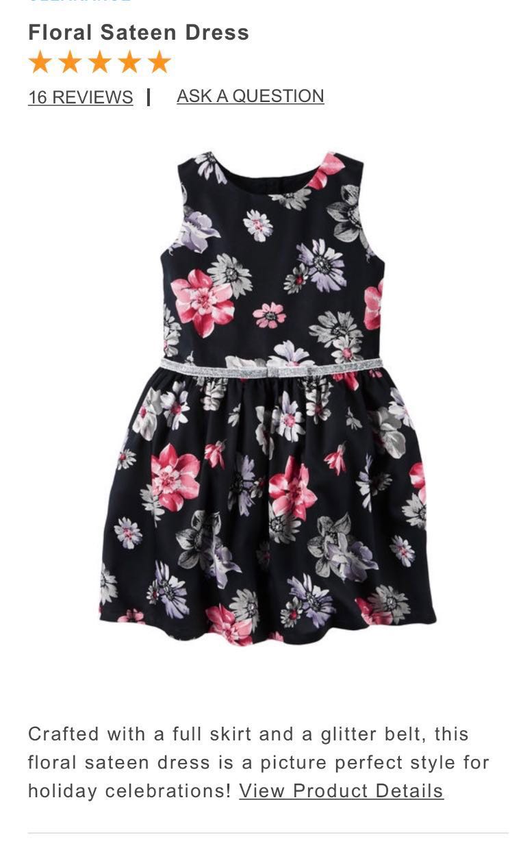 carters 2t dress