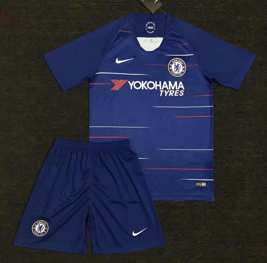 Chelsea Home Kit 2018 19 Sports Sports Apparel On Carousell