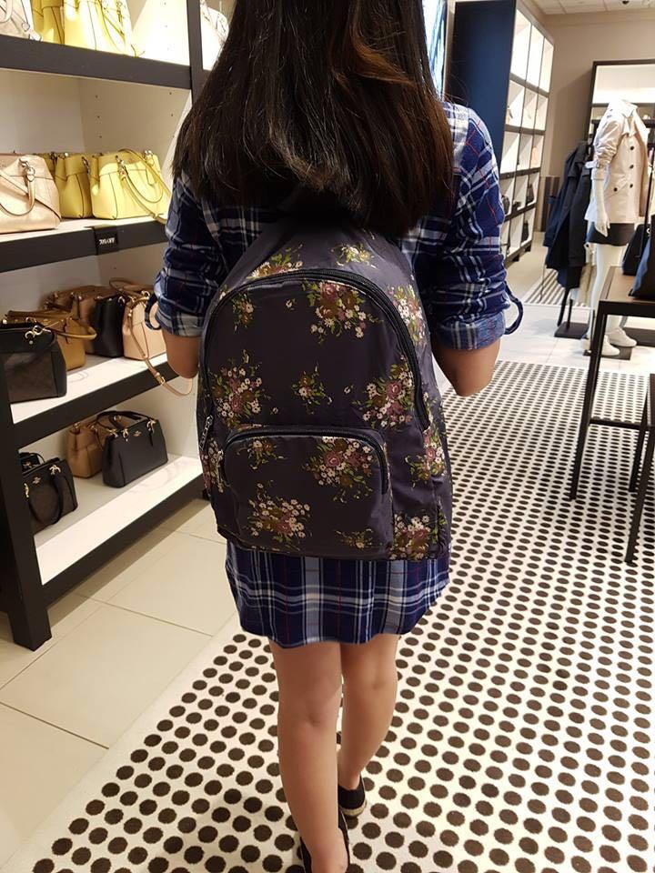 Coach on sale packable backpack