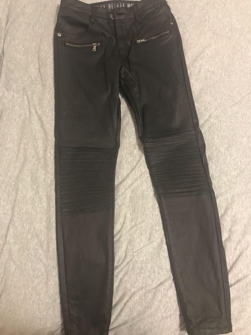 cotton on coated jeans