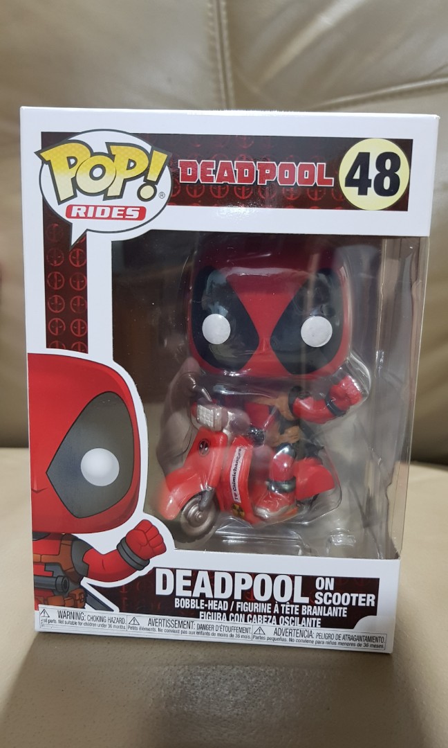 deadpool on scooter funko