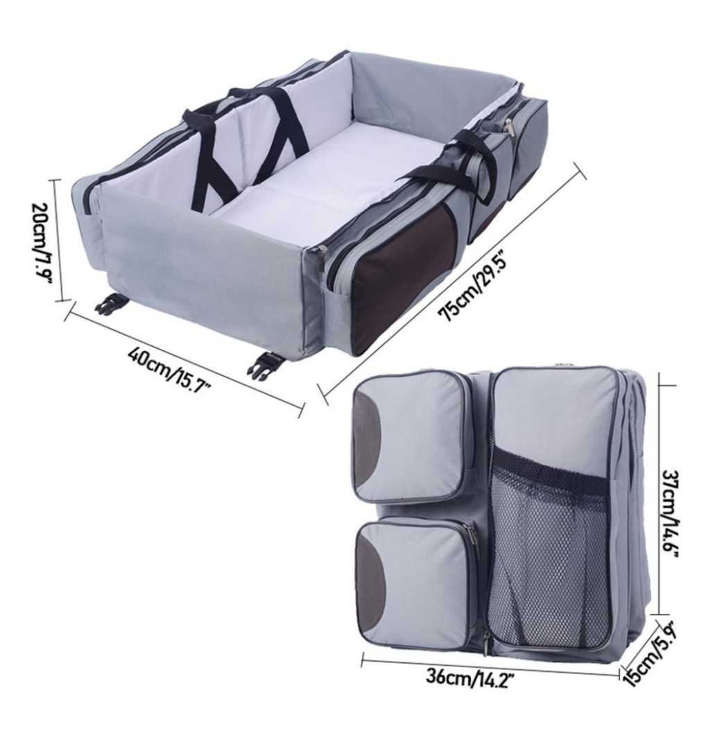 Diaper Bag Baby Travel Bassinet Portable Changing Station Share This Listing
