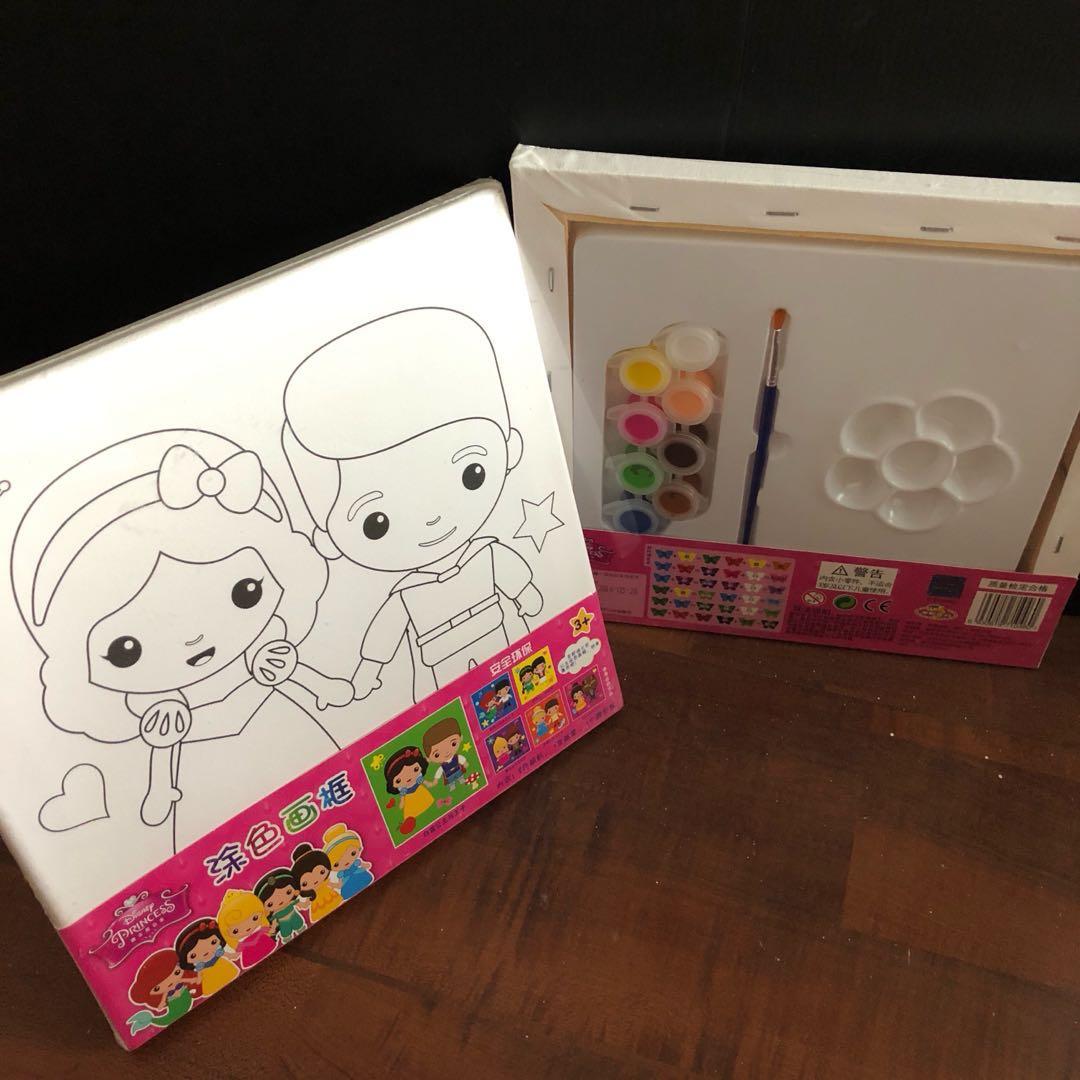 Diy Canvas Painting Disney Collection Design Craft Art